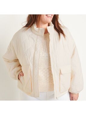 4X • Old Navy • Packable Oversized Water-Resistant Quilted Jacket